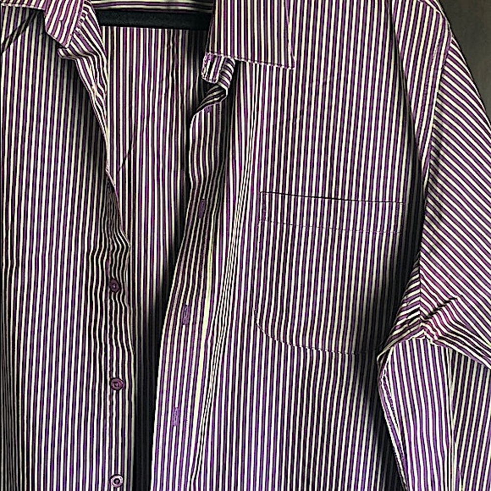 Horst dress shirt in purple green colour, unlikely colours work nicely